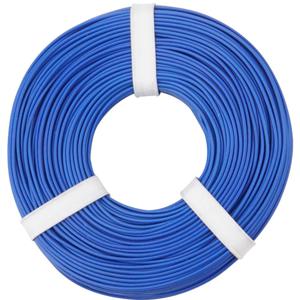 125-052 Draad 1 x 0.25 mm² Blauw 50 m