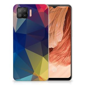 OPPO A73 4G TPU Hoesje Polygon Dark