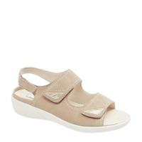 Medicus comfort leren sandalen beige