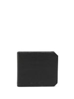 Santoni pebbled-leather bi-fold cardholder - Noir - thumbnail