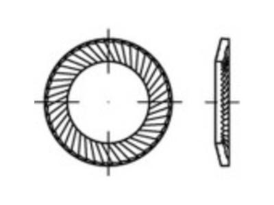 Borgringen 8 mm 13 mm RVS A2 1000 stuk(s) Alstertaler Schrauben & Präzisionsteile 1069885