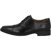 Clarks Tilden Cap heren Oxford Derby, zwart zwart leer. , 43 EU