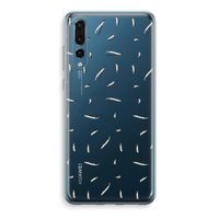 Hipster stripes: Huawei P20 Pro Transparant Hoesje - thumbnail