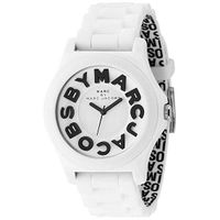 Horlogeband Marc by Marc Jacobs MBM4005 Silicoon Wit 20mm - thumbnail