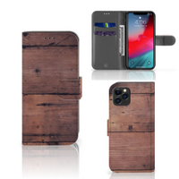 Apple iPhone 11 Pro Book Style Case Old Wood - thumbnail