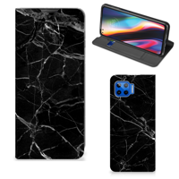 Motorola Moto G 5G Plus Standcase Marmer Zwart - Origineel Cadeau Vader
