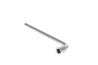 GEDORE Steeksleutel afgerond, 13 mm, 4-kant, 230 mm lang, gereedschap voor moeren, schroeven, 25 V 13, verchroomd staal