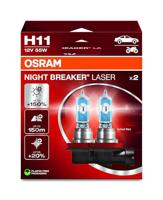 OSRAM NIGHT BREAKER LASER H11, +150% meer helderheid, halogeen koplamplamp, 64211NL-2HB, 12V, Hangende vouwdoos (2 lampen)