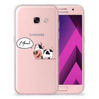 Samsung Galaxy A3 2017 Telefoonhoesje met Naam Cow - thumbnail