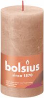 Bolsius shine rustiekkaars 130/68 ceamy caramel