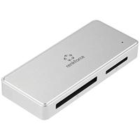 Renkforce RF-PCR-400 Externe geheugenkaartlezer/hub USB-C 3.2 Gen 1, USB-A Zilver