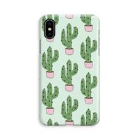 Cactus Lover: iPhone X Volledig Geprint Hoesje - thumbnail