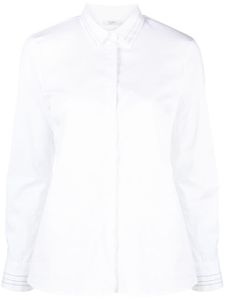 Peserico chemise à ornements de perles - Blanc