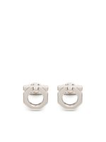 Ferragamo boutons de manchette à logo gravé - Argent