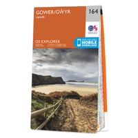 Wandelkaart - Topografische kaart 164 OS Explorer Map Gower, Gwyr | Or