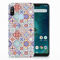 Xiaomi Mi A2 Lite TPU Siliconen Hoesje Tiles Color