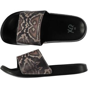 Zwembad slippers met slangen print voor dames 41  -