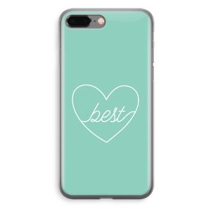 Best heart pastel: iPhone 8 Plus Transparant Hoesje