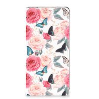 Motorola Moto G54 Smart Cover Butterfly Roses