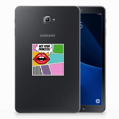 Samsung Galaxy Tab A 10.1 Leuke Siliconen Hoes Popart Princess Samsung Galaxy Tab A 10.1 Leuke Siliconen Hoes Popart Princess