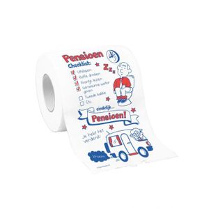 Toiletpapier Bedrukt Pensioen