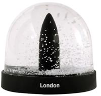 sneeuwbol City Icons Londen 8,7 x 8 cm glas zwart
