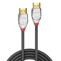 Lindy 37874 5m HDMI Type A (Standard) HDMI Type A (Standard) Grijs, Zilver HDMI kabel - thumbnail