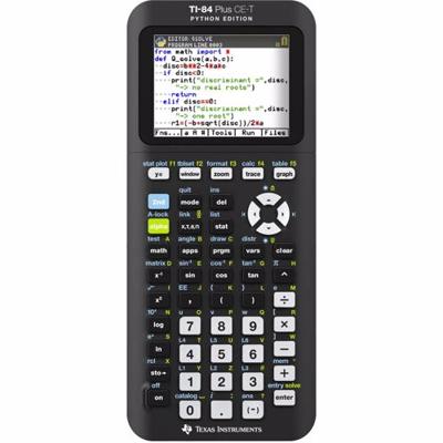 Texas Instruments TI-84 Plus CE-T Python Edition Texas Instruments TI-84 Plus CE-T Python Edition