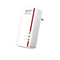 AVM FRITZ!Powerline 1260 Single International Extra MESH Wi-Fi Adapter / Extender 1.200 Mbit/s (PLC, IEEE P1901, geïntegreerde Wi-Fi AC-basis, Multiroom MESH Wi-Fi, 1 Gigabit LAN)