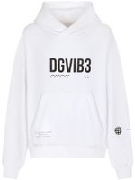 Dolce & Gabbana DGVIB3 slogan-print cotton hoodie - Blanc