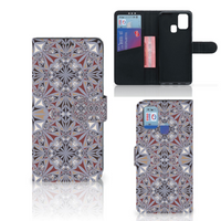 Samsung Galaxy M31 Bookcase Flower Tiles