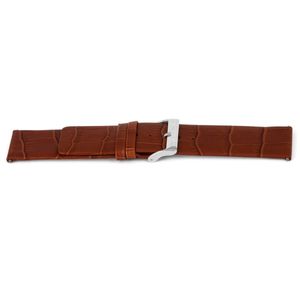 Horlogeband Universeel F345 Leder Cognac 18mm