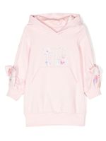 Lapin House robe imprimée à capuche - Rose