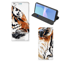 Bookcase Sony Xperia 10 III Watercolor Tiger