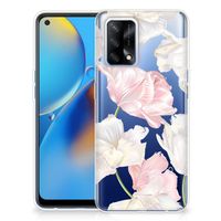 OPPO A74 4G TPU Case Lovely Flowers - thumbnail