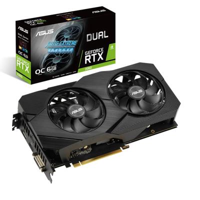 GeForce RTX 2060 DUAL OC Evo - Grafische kaart - OC Edition - GF RTX 2060 - 6 GB GDDR6 - PCIe 3.0 x16 - DVI, 2 x HDMI, DisplayPort GeForce RTX 2060 DUAL OC Evo - Grafische kaart - OC Edition - GF RTX 2060 - 6 GB GDDR6 - PCIe 3.0 x16 - DVI, 2 x HDMI, DisplayPort