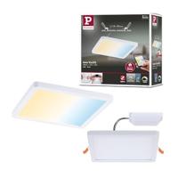 Paulmann 93047 LED Panel inbouwlamp Areo VariFit IP44 Zigbee Tunable White 175x175mm vierkant incl. 1x13 Watt dimbaar wit kunststof 3000 K