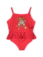 Moschino Kids maillot de bain à imprimé Teddy Bear - Rouge