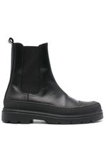 Calvin Klein bottines chelsea en cuir - Noir