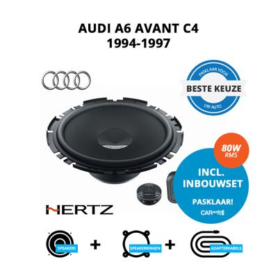 Beste speakers voor Audi A6 Avant 1994-1997 C4 - Voordeuren/achterdeuren