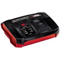 Origineel Einhell Lader Power-X-Boostcharger 6 a Power X-Change (Li-Ion, geschikt voor alle PXC-accu's, boost-modus voor snel laden, intelligent laadbeheer, 6-traps laadsysteem), rood-zwart