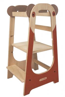 Mamatoyz meegroei trapje Learning Tower beer 45 x 100 cm hout