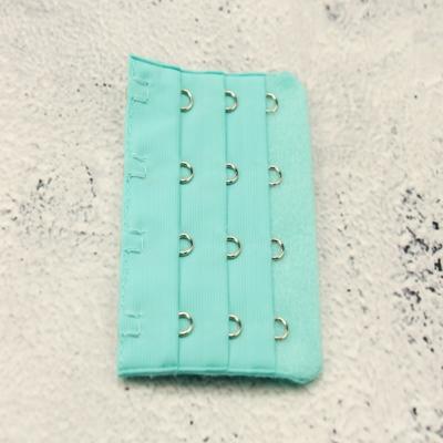 Op en Top BH Verlengstuk / Verlenger 4 Haaks Donker Baby Blauw (per stuk)