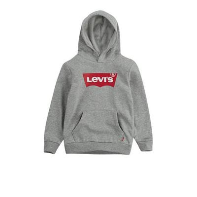 Levi's Kids hoodie Batwing met logo grijs melange Levi's Kids hoodie Batwing met logo grijs melange