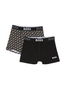 BOSS Kidswear lot de boxers en coton à logo - Noir