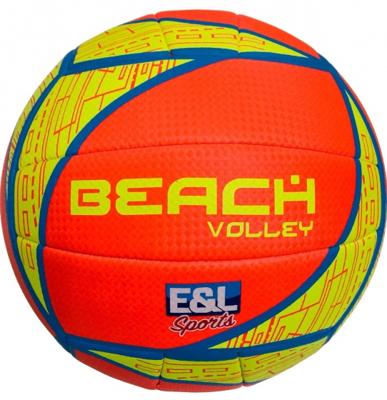 E&L Sports beachvolleybal roze/geel