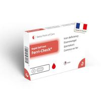 Swiss Point Of Care IJzertest Ferri Check - medische sneltest om ijzerconcentratie te bepalen, zelftest sneltest voor thuisgebruik