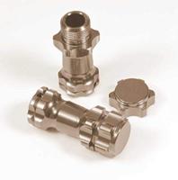 Absima 2560022 25,0 mm 1:8 aluminium spoorverbreding 17 mm 6-kant zwart 2st