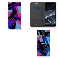 Nokia 5.1 (2018) Stand Case Funky Triangle - thumbnail