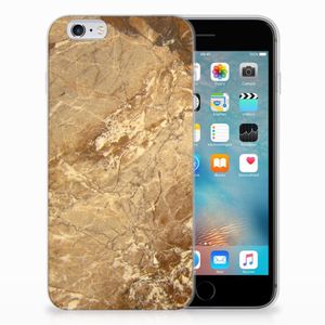 Apple iPhone 6 | 6s TPU Siliconen Hoesje Marmer Creme